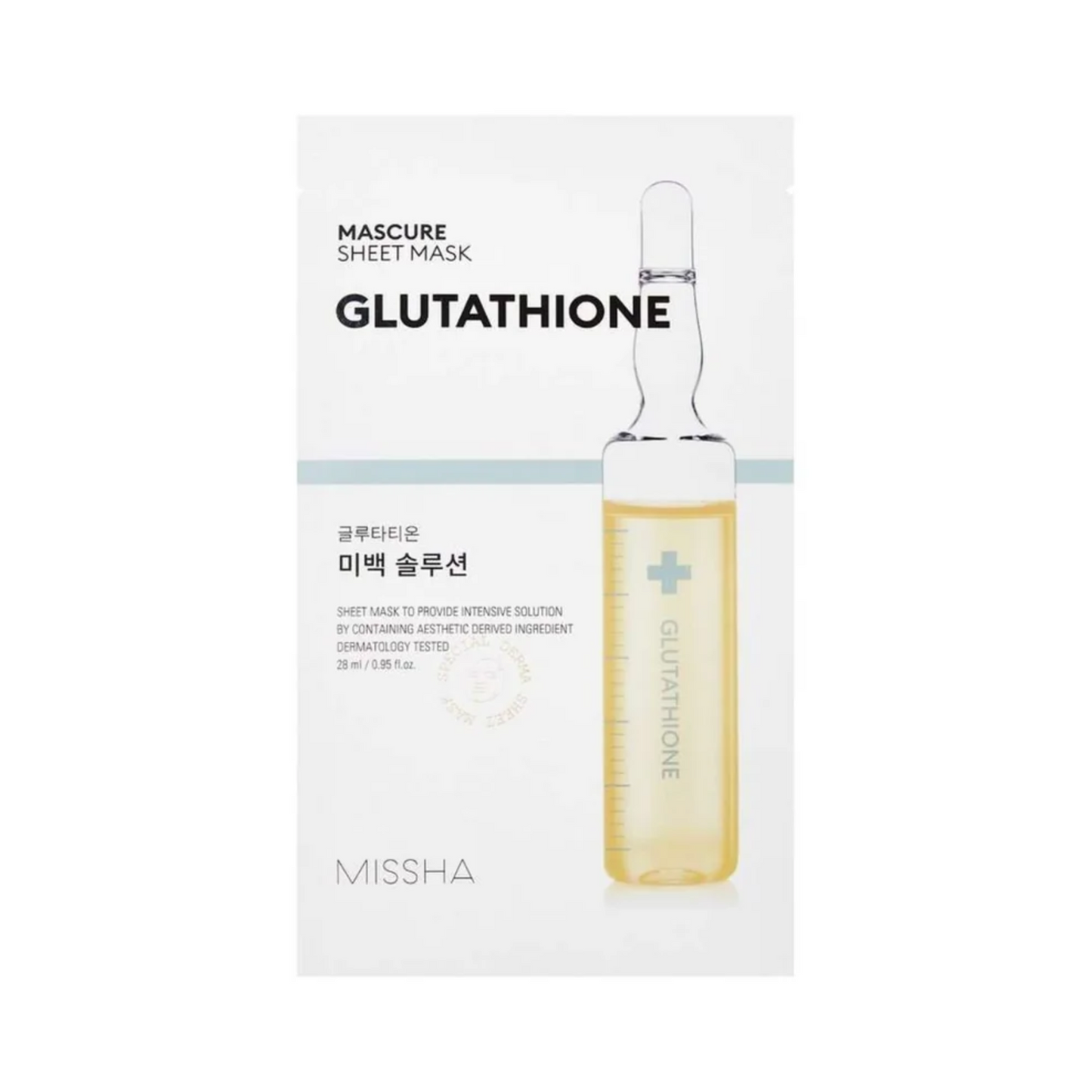 MISSHA - Mascure Whitening Solution Sheet Mask (Glutathione)