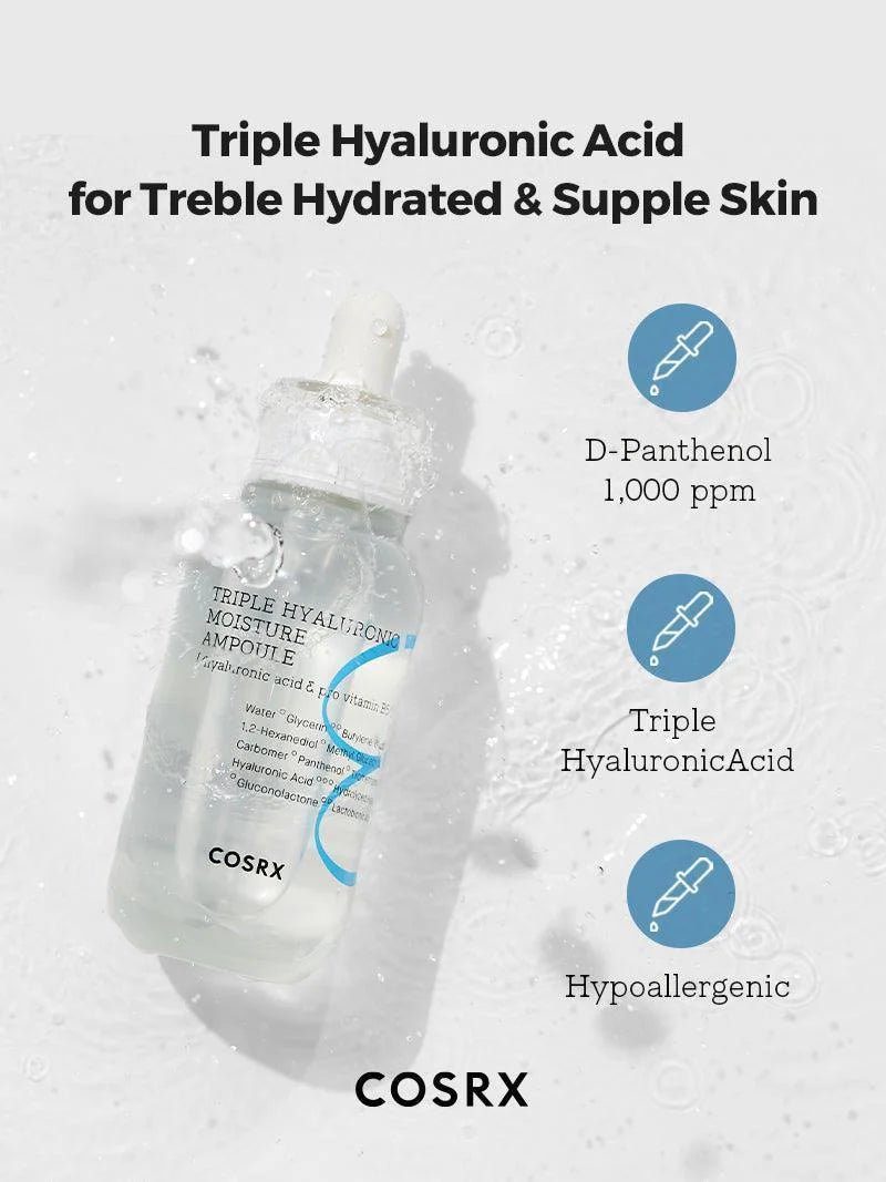 COSRX - Triple Hyaluronic Moisture Ampoule (40 ml)