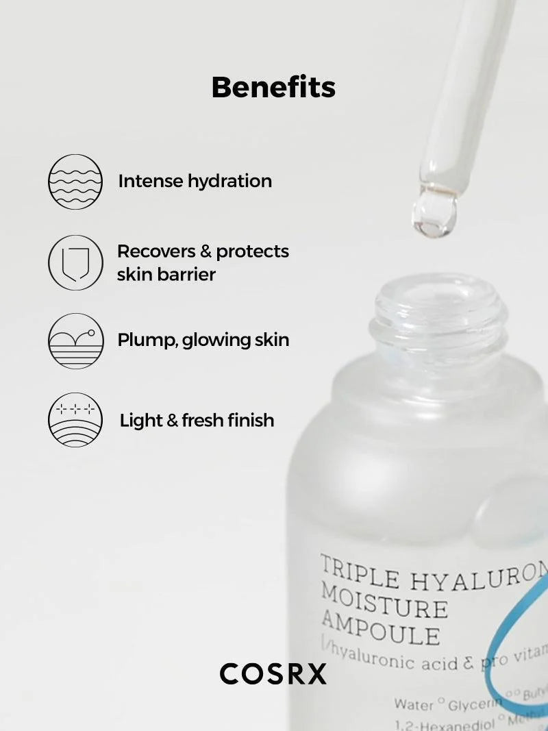 COSRX - Triple Hyaluronic Moisture Ampoule (40 ml)